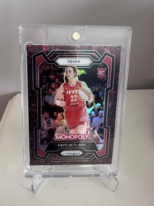 2024 Panini Prizm WNBA Monopoly Prizm #65 Caitlin Clark Red Black Icons Deal RC