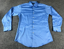 Geoffrey Beene Size 16.5-32/33 Button Up Wrinkle Free Long Sleeve Dress Shirt