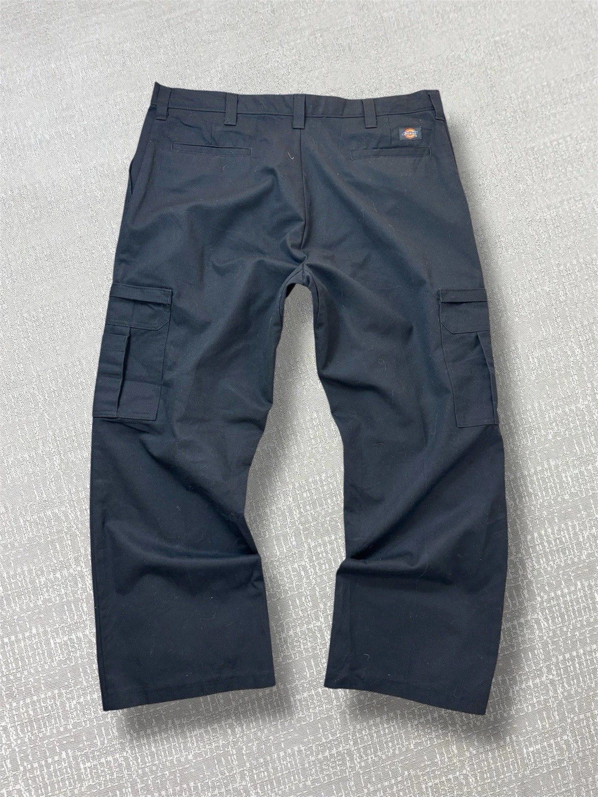 Dickies Cargo Trousers Mens Size W40 L30 Black Designer Vintage Workwear 90s Y2K