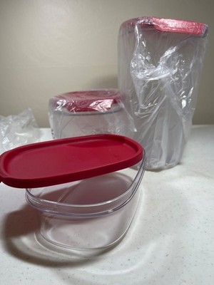 NEW Tupperware Ultra Clear Containers, 2.5, 4.5, & 9.5 cups