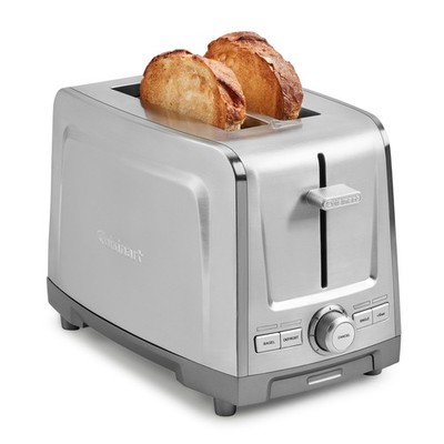 Cuisinart Core Collection 2-Scheiben-Toaster | extra lange Schlitze 2 Scheiben, silber 