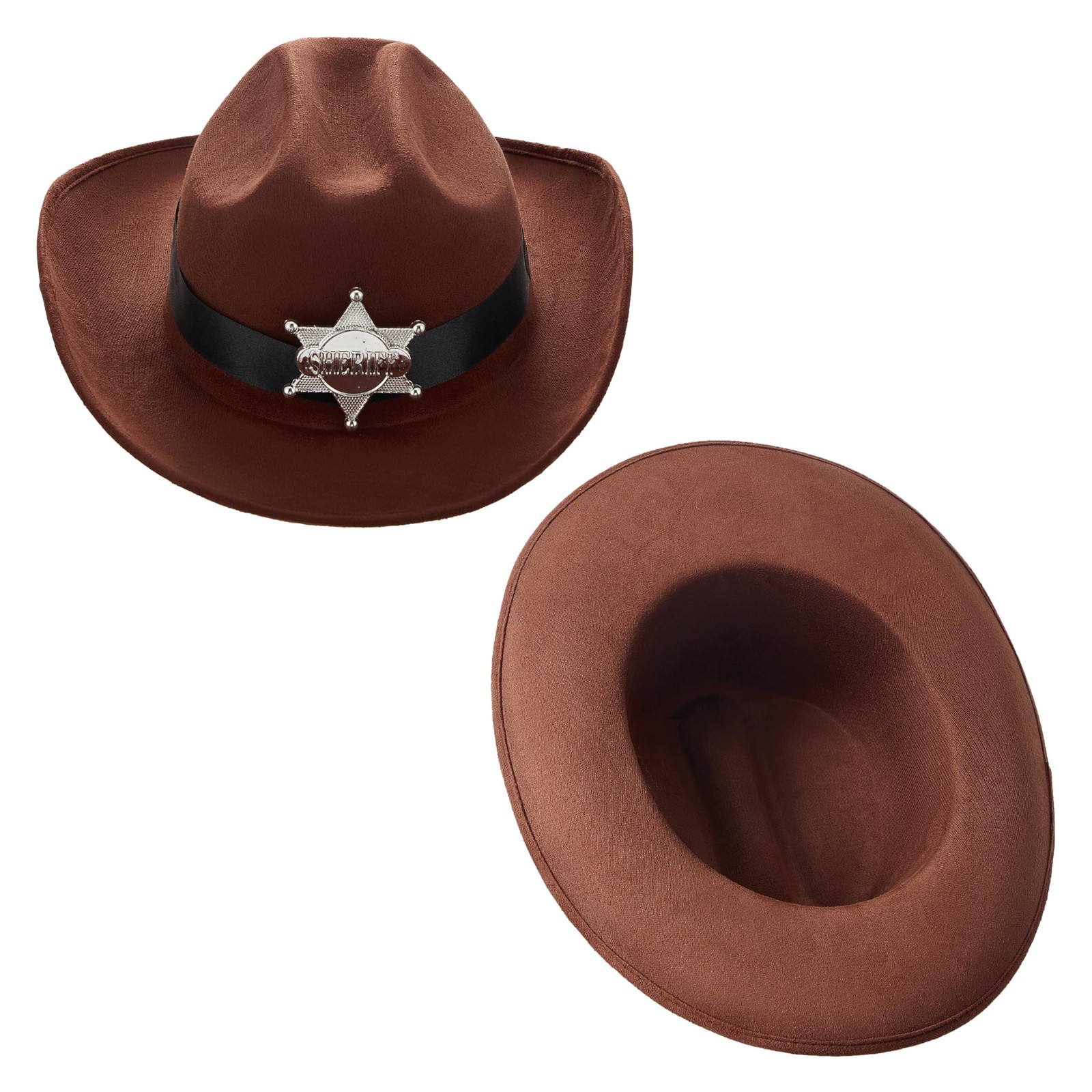Spooktacular Creations Halloween Cowboy Hat Costume for Boys, Kids Brown West... image 6