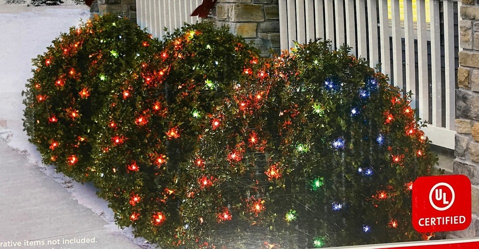 150ct Christmas Multi Color 4 x 6 ft Net Lights Green Wire Indoor