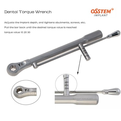 Chiave dinamometrica e strumenti driver per restauro impianti dentali Hiossen Osstem - Foto 16 di 54