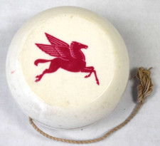 Vintage Yo-Yo 1950  s Mobile Pegasus Red Pegasus White Unbranded Yo Yo