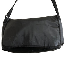Black Messenger bag Bloomingdales branded 