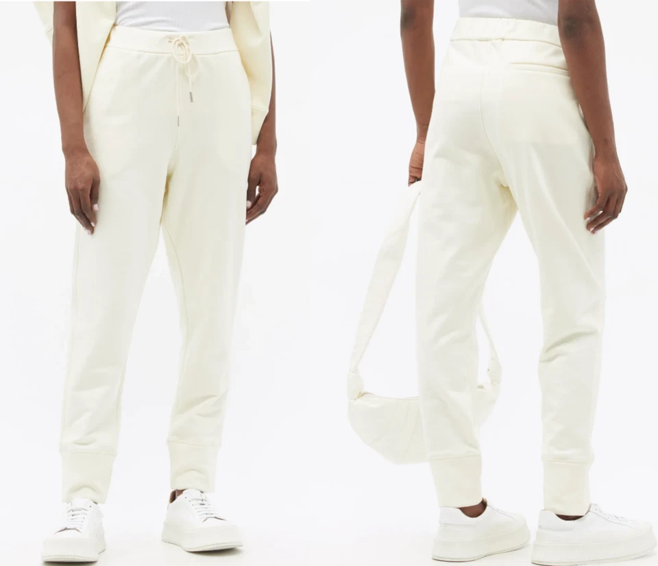 JIL SANDER Drawstring Track Pants Jogging Hose Trousers Loungewear Travelwear XL