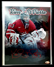 KIM ST. PIERRE AUTHENTIC AUTOGRAPH 2000'S WITH CERTIFICATION NUMBER    47463