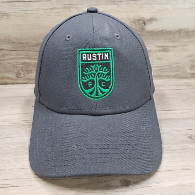 Austin FC Hat Cap Strap Back New Era Gray 9forty Embroidered Logo Football  Club