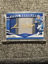 🔥#9/25 Sam LaPorta Plates And Patches Full Coverage RC Auto Tri-Color -Lions-🔥