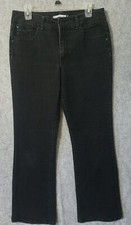 Bandolino Blu Jeans Women 10 32 30 Blue High Rise Boot Cut Denim Emblished 769