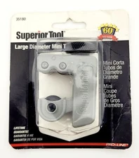 Superior Tool 35180 Large Diameter Mini Tubing Cutter 1/8" to 1-1/8" OD New