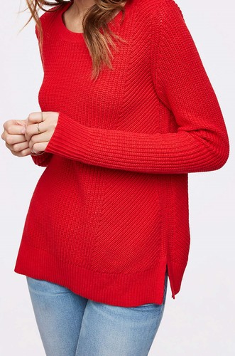 Ann Taylor LOFT Mixed Rib Sweater Size 