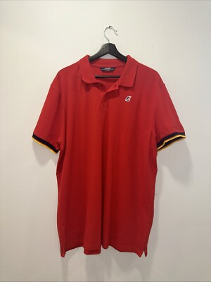 K-WAY XXXL Vincent Contrast,￼Cotton Stretch Polo Shirt