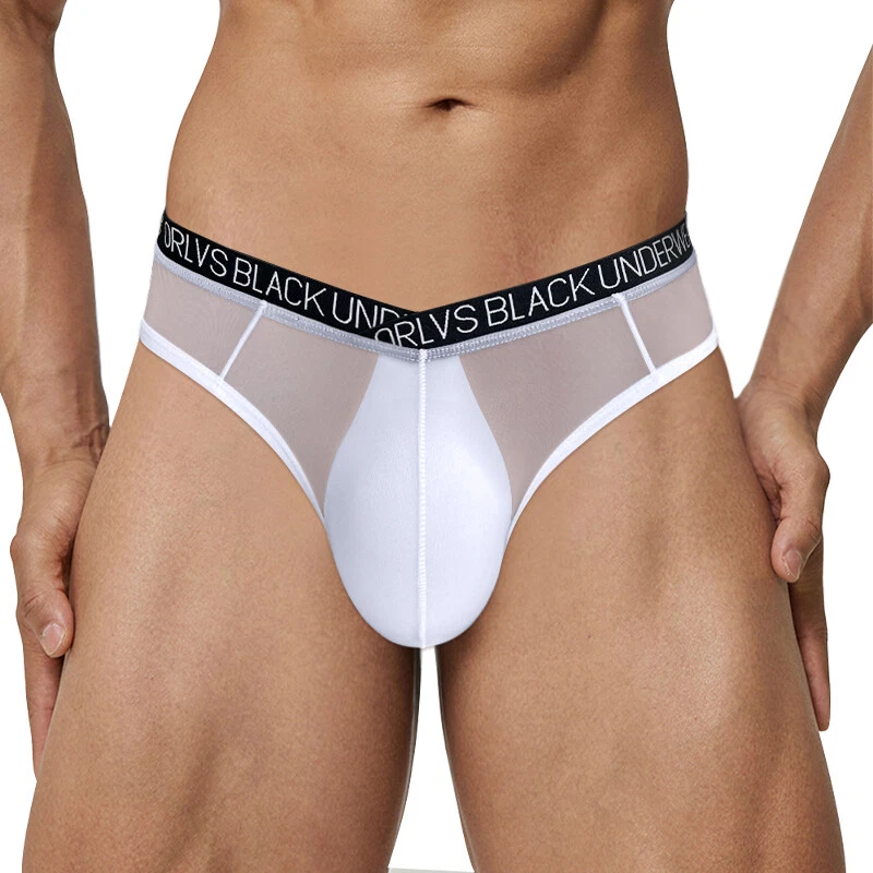 Paquete de 1,4 calzoncillos ropa interior para hombre bikini bolsa abultada bragas calzoncillos transpirables Foto 3 de 4