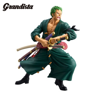 Banpresto One Piece Grandista Official Anime Figure Toy Roronoa