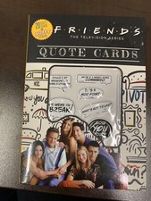 FRIENDS, THE TELEVISION SERIES QUOTE CARDS W/PUFFY STICKERS BOOK