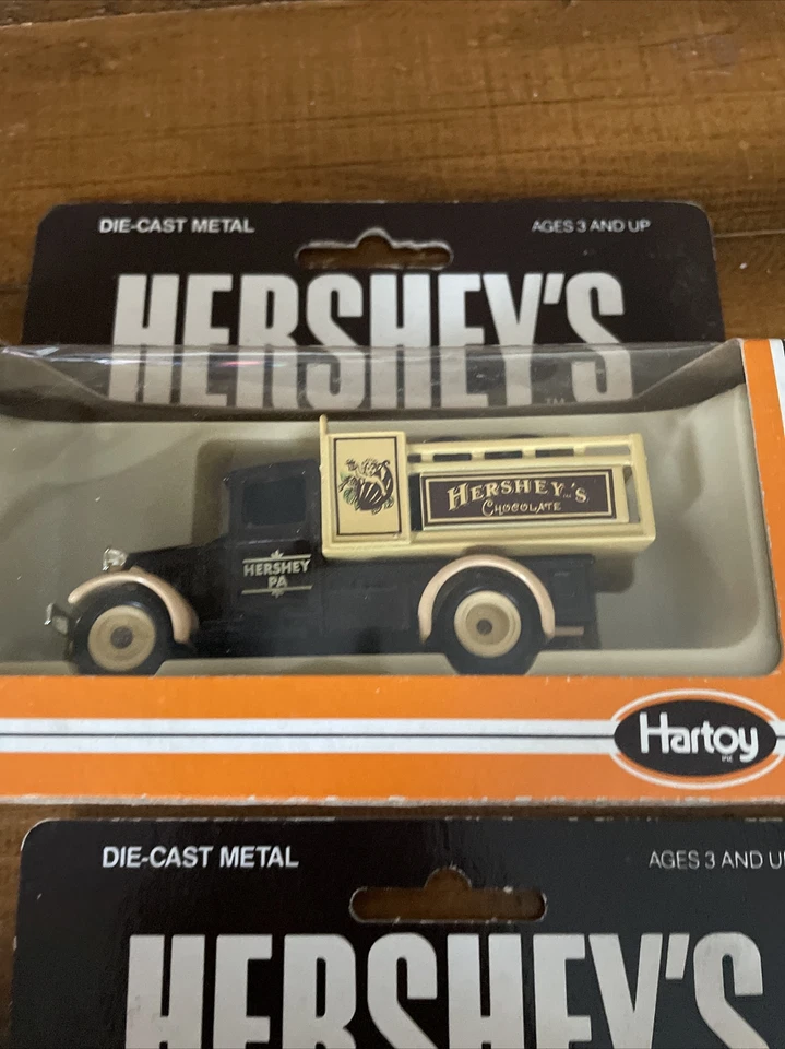 Camión cisterna Lledo Hartoy Hershey's 1979 fundido a presión en caja coche de juguete ¡¡X 4!!! Foto 4 de 4