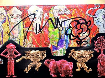 Takashi Murakami Signed 500 Arhats Exhibition Capsule Art Figure