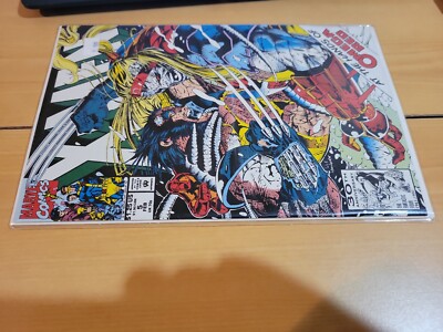 X-Men #5 FEB 1991 MARVEL COMIC AT THE HANDS OF OMEGA RED JIM LEE