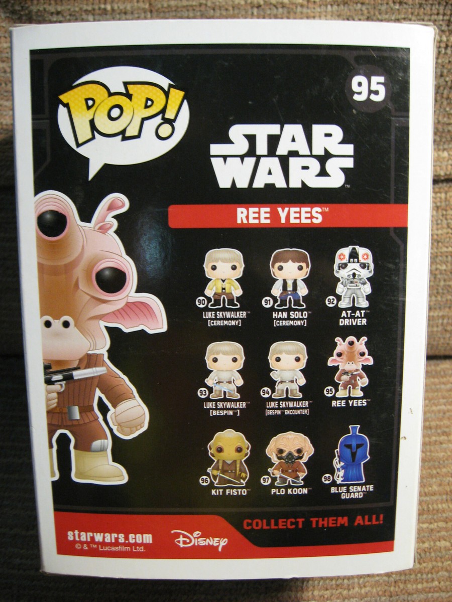 Star Wars Ree Yees (#95) Funko Pop (Walgreens) exclusive sticker