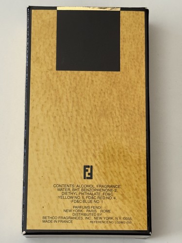Fendi Eau de Toilette 50ml Vintage BNIB - Picture 2 of 4