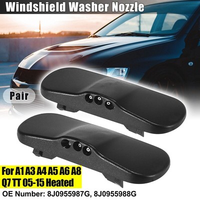 L&R Windshield Windscreen Washer Nozzle 8J0955987G / 8J0955988G 