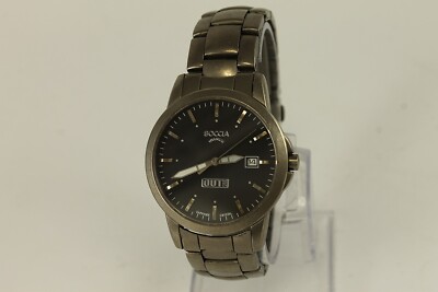 BOCCIA Outside All Titanium Sapphire Crytal Quartz Wristwatch