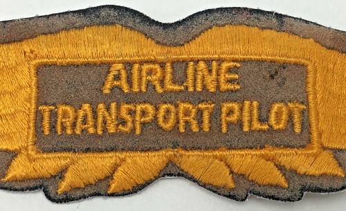 Parche de piloto de transporte aéreo vintage alas bordadas - Imagen 6 de 8