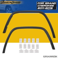 Fit For 2011-2017 Jeep Grand Cherokee Fender Flares Front Left+Right Black