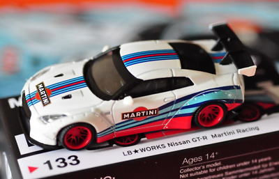 Mini GT LB WORKS Nissan GT-R (R35) Martini Racing 1/64 + Exotic