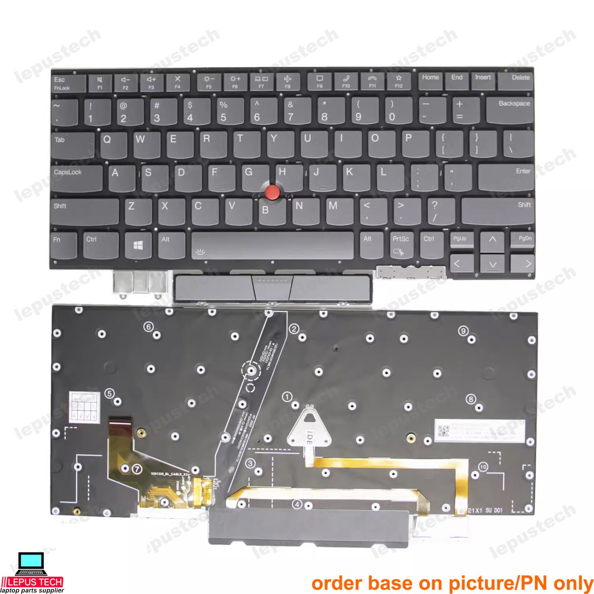 Lenovo Thinkpad X1 yoga 6TH GEN6 backlit US keyboard | eBay