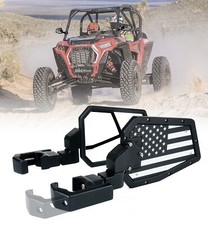 UTV Rear View Side Mirrors U.S. Flag W/ Clamp...