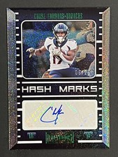 2022 Panini Playbook Hash Marks Platinum /25 Chase Edmonds #HM-CE Auto