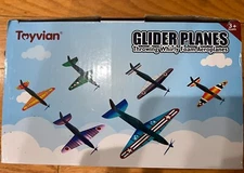 Toyvian Glider Planes 8” Lot Of 20 New Sealed