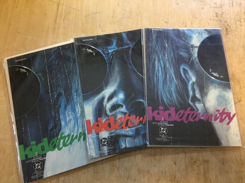 Bonito juego completo de la Edad de Cobre de DC Comics Kid Eternity (1991) 1-3 de Grant Morrison - Imagen 1 de 4