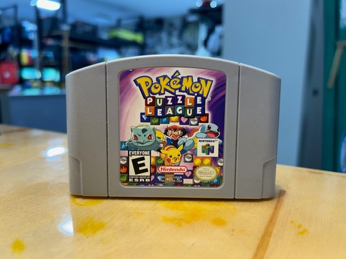 Pokemon Puzzle League Nintendo 64 N64 Videojuego Solo Cartucho/Probado - Imagen 1 de 2