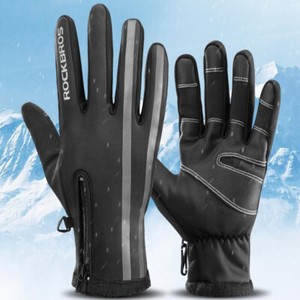ROCKBROS Mens Winter Thermal Warm Gloves Waterproof Ski Snowboarding Mitten