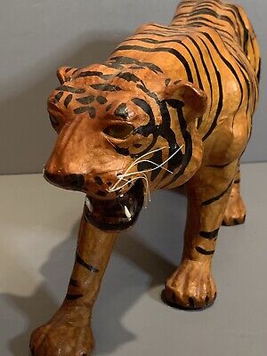 Large Vintage Hand-Made Realistic Detailed Papier Mache Or Resin