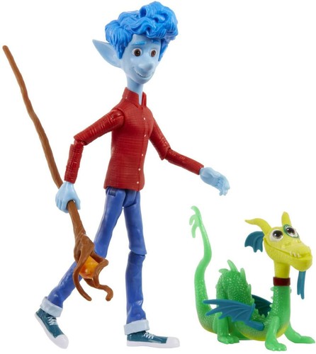 Pixar Collector Onward / Forward / Ian Lightfoot + Stick + Blazey Figure x2 - Picture 2 of 6