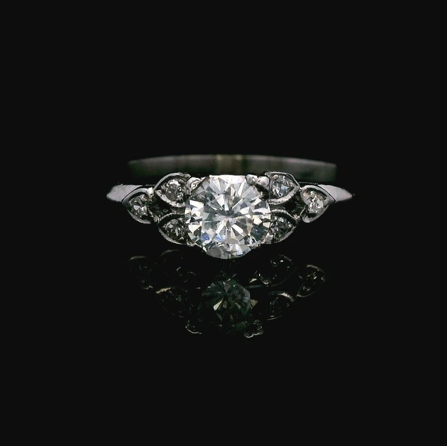 Platinum 950 0.53cttw Diamond Ring – Size 6.5 – 2.80g - Image 2 of 4