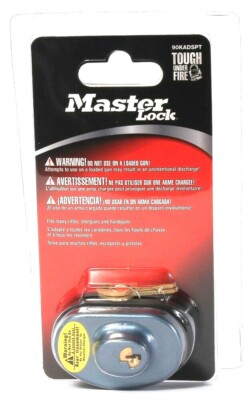 1 Count Master Lock 90KADSPT Tough Under Fire Fits Many Rifles Shot & Handguns