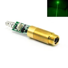 Green Dot 532nm 200mW Laser Diode Module Driver Spring 3.7V-4.2V