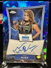 PIPER NIVEN 2025 WWE TOPPS CHROME - BLUE BRAND CHROME AUTOGRAPH