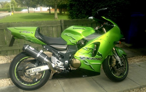 Silenciador de escape legal/carrera para motocicleta de rendimiento ninja Kawasaki ZX12R - Imagen 4 de 30