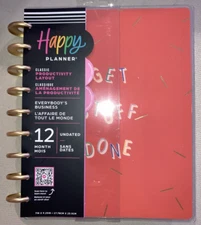 Happy Planner Undated Productivity Layout Everybody's Business Planner