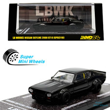 Inno64 164 Lbwk Nissan 2000 Gt-r Kpgc110 Kenmeri Black