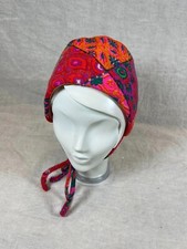 1960's bright patchwork print hat Styled by Coralie