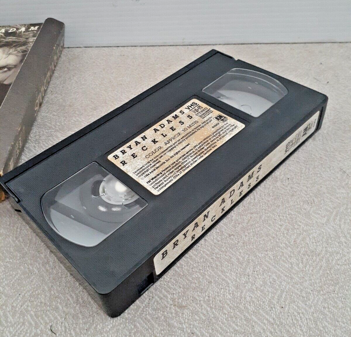 Bryan Adams RECKLESS VHS 1984 | eBay