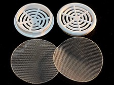 VIVARIUM REPTILE 48MM WHITE PUSH FIT VENT & SCREEN SET